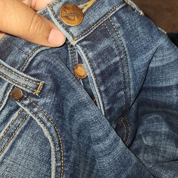 Retro Wrangler Pants Button Closure Regular Tapered 17inch Waist 32inch inseam - Picture 5 of 6